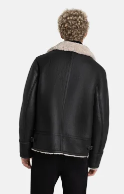 Lambskin Jackets<WERNER CHRIST Alim: Pilot Jacket Crafted In Lambskin Anthracite