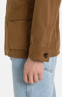 Leather Jackets<WERNER CHRIST Anton: Light Field Jacket In Goatskin Suede Tobacco