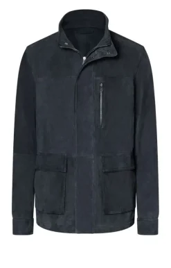 Leather Jackets<WERNER CHRIST Armando: Functional Jacket Navy
