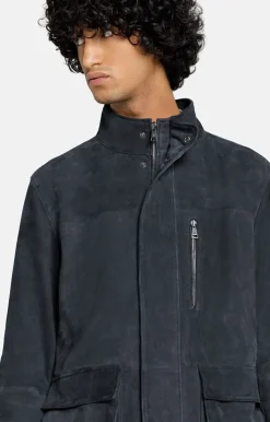 Leather Jackets<WERNER CHRIST Armando: Functional Jacket Navy