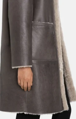 Lambskin Jackets<WERNER CHRIST Aya: Casual, Comfortable Parka Style Stone