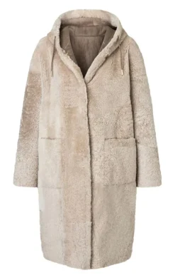 Lambskin Jackets<WERNER CHRIST Aya: Casual, Comfortable Parka Style Stone