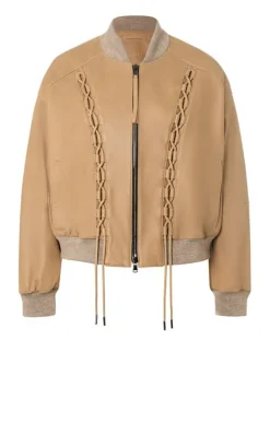 Leather Jackets<WERNER CHRIST Bailey: Leather Blouson In College Style Natur