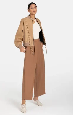 Leather Jackets<WERNER CHRIST Bailey: Leather Blouson In College Style Natur