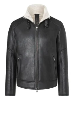 Lambskin Jackets<WERNER CHRIST Basti: Short Jacket In Lambskin Black