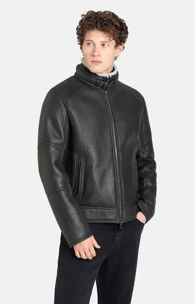 Lambskin Jackets<WERNER CHRIST Basti: Short Jacket In Lambskin Black