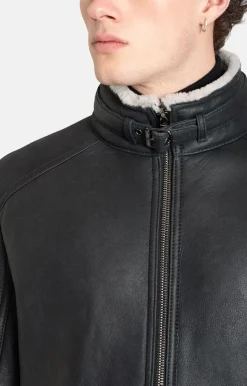 Lambskin Jackets<WERNER CHRIST Basti: Short Jacket In Lambskin Black