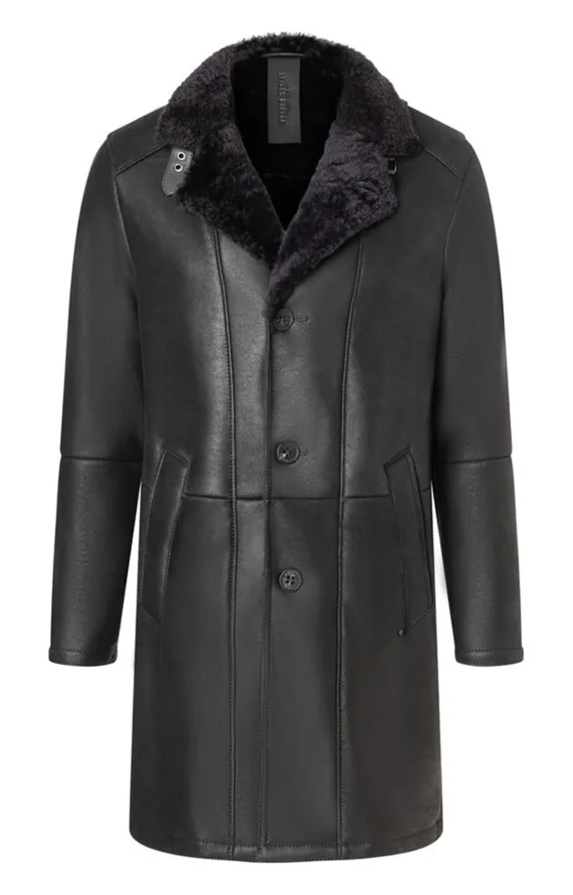 Lambskin Jackets<WERNER CHRIST Bernd Cw: Lightweight, Elegant Short Coat Black