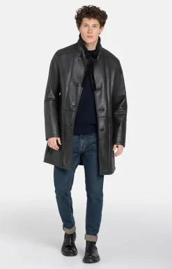 Lambskin Jackets<WERNER CHRIST Bernd Cw: Lightweight, Elegant Short Coat Black