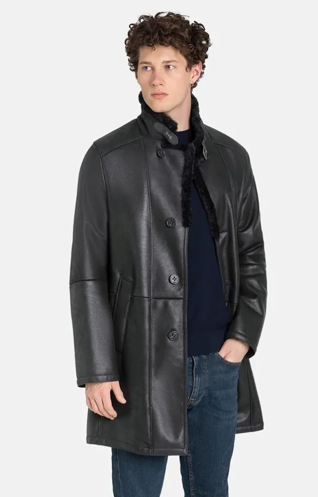 Lambskin Jackets<WERNER CHRIST Bernd Cw: Lightweight, Elegant Short Coat Black