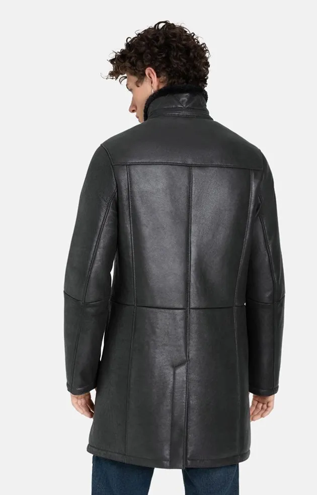 Lambskin Jackets<WERNER CHRIST Bernd Cw: Lightweight, Elegant Short Coat Black