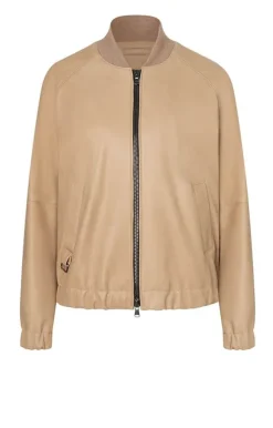 Leather Jackets<WERNER CHRIST Bianca: Blouson In College Style Natur