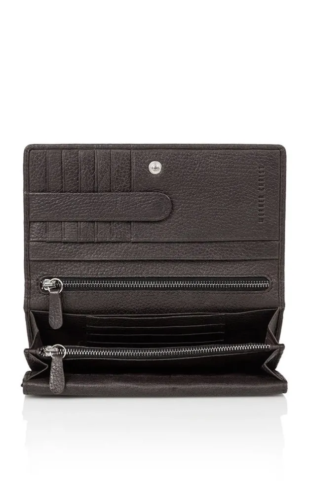 Accessoires<WERNER CHRIST Billfold 18,5X10,5Cm Dark Chocolate