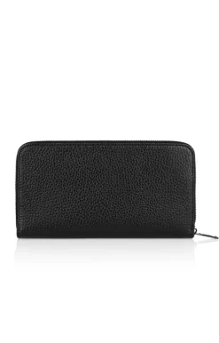 Accessoires<WERNER CHRIST Billfold Zip: Wallet Crafted In Calfskin Black