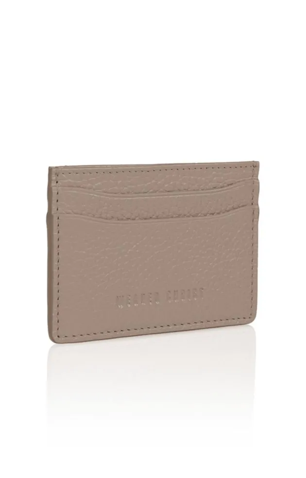 Accessoires<WERNER CHRIST Card Holder: Card Case In Calfskin Beige