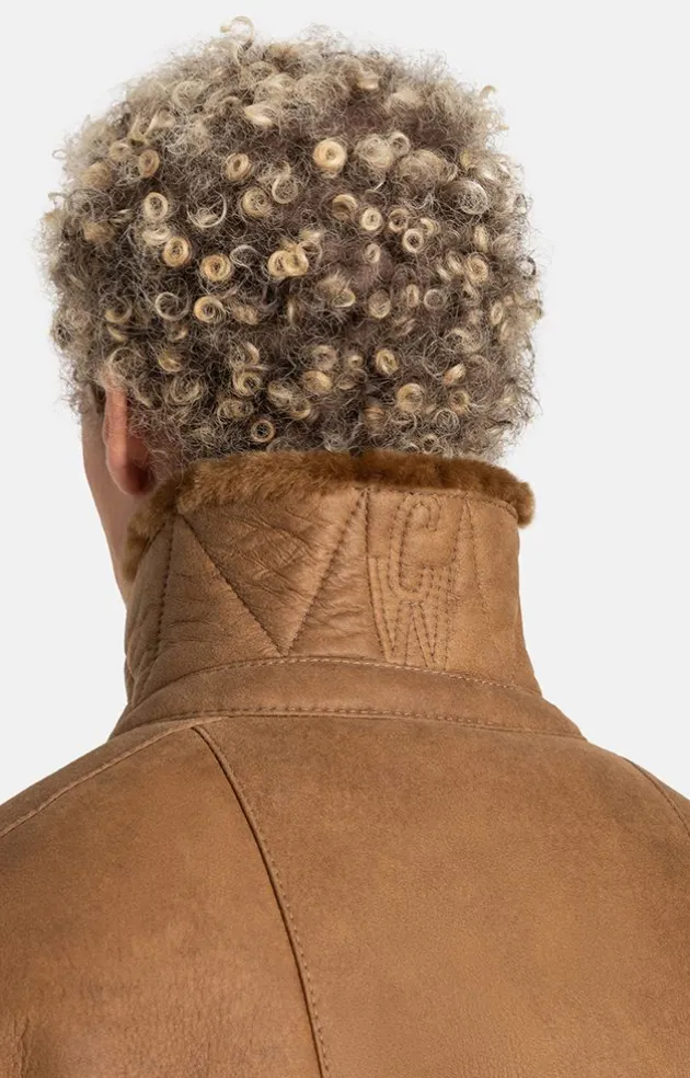 Lambskin Jackets<WERNER CHRIST Christo: Timeless Classic Cognac