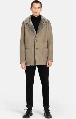 Lambskin Jackets<WERNER CHRIST Connor: Classic Made Of The Finest Lambskin Grey