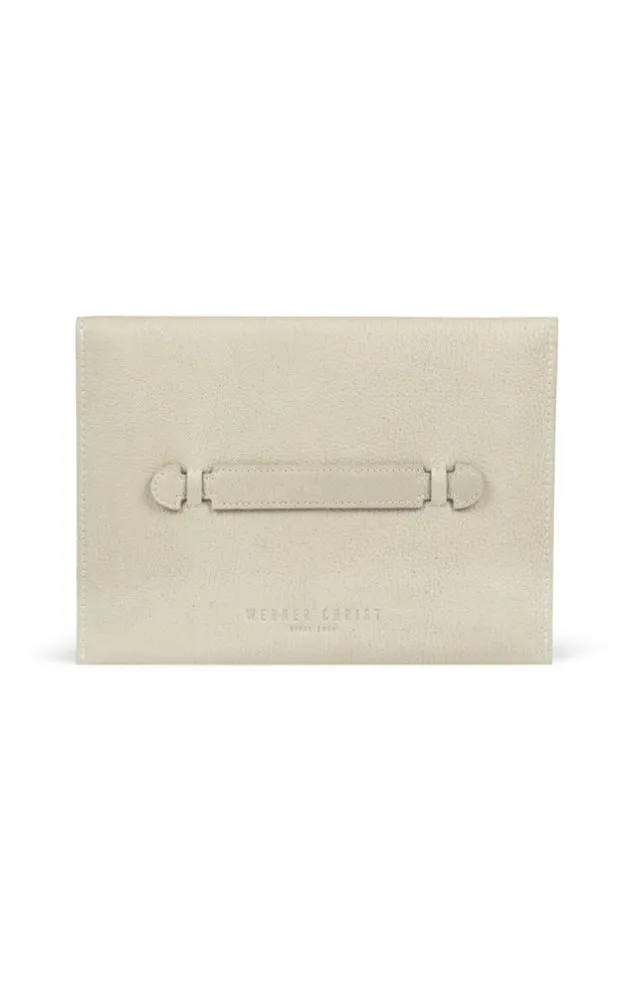 Accessoires<WERNER CHRIST Creative Clutch: Flat Envelope-Style Bag Creme