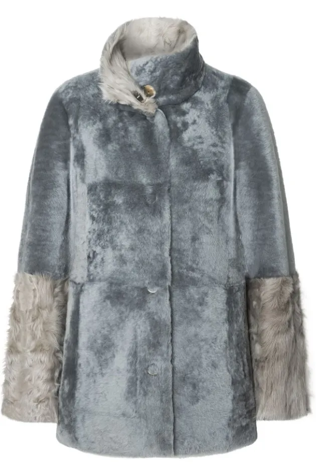 Lambskin Jackets<WERNER CHRIST Cynthia K (Lambskin) Sky Blue