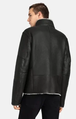 Lambskin Jackets<WERNER CHRIST Damon: Jacket With Metal Details Black
