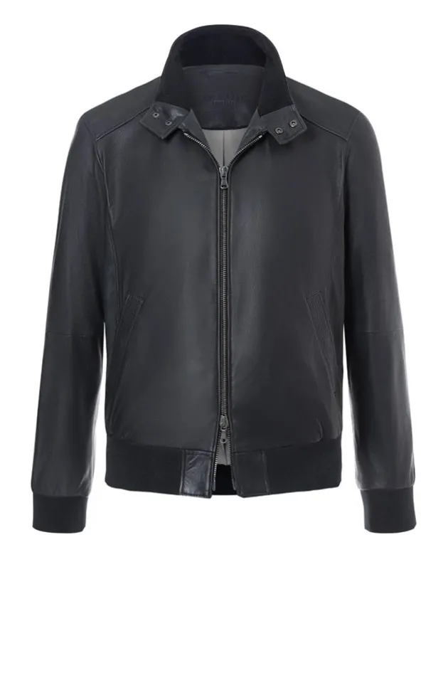 Leather Jackets<WERNER CHRIST Dany Cw Navy