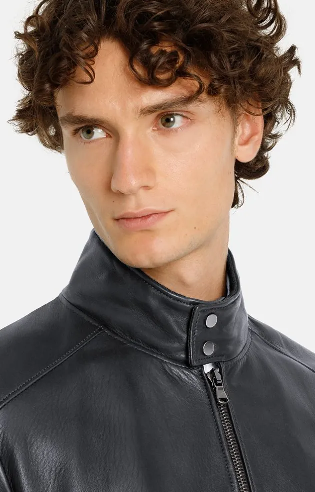 Leather Jackets<WERNER CHRIST Dany Cw Navy