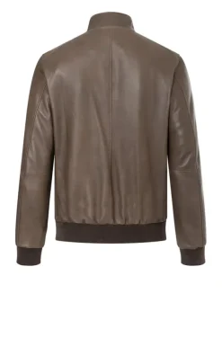 Leather Jackets<WERNER CHRIST Dany Cw: Classic Bomber Crafted In Lamb Nappa Ash Brown
