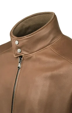 Leather Jackets<WERNER CHRIST Dany Cw: Classic Bomber Crafted In Lamb Nappa Tobacco