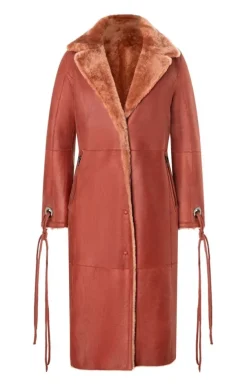 Lambskin Jackets<WERNER CHRIST Domenica B: Reversible Lambskin Coat With Ban Dusty Rose
