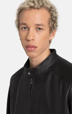 Leather Jackets<WERNER CHRIST Donald: Classic Blouson In Lamb Nappa Black
