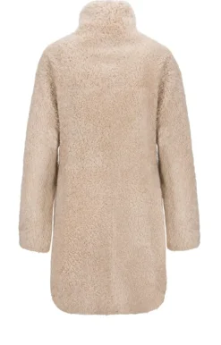 Lambskin Jackets<WERNER CHRIST Dunja Cw: Reversible Coat In A Blazer Style Greige