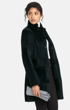 Lambskin Jackets<WERNER CHRIST Dunja Cw: Reversible Coat In A Blazer Style Navy