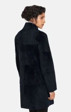 Lambskin Jackets<WERNER CHRIST Dunja Cw: Reversible Coat In A Blazer Style Navy