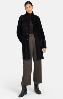 Lambskin Jackets<WERNER CHRIST Dunja Cw: Reversible Coat In A Blazer Style Black