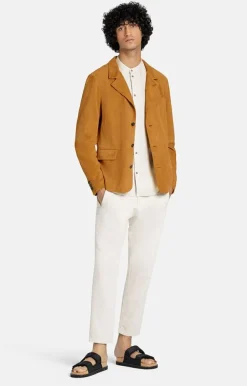 Leather Jackets<WERNER CHRIST Elijah: Fine Blazer With Hand Stitching Cognac