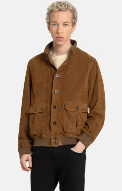 Leather Jackets<WERNER CHRIST Emanuel: Classic With Knitted Details Mocca