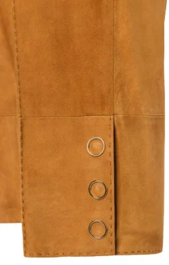 Accessoires<WERNER CHRIST Eve: Cropped Trousers In A Sixties Look Cognac
