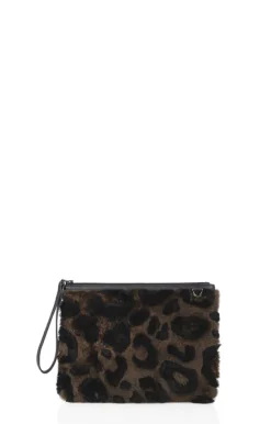 Accessoires<WERNER CHRIST Furtastic Clutch Leo Dark Brown
