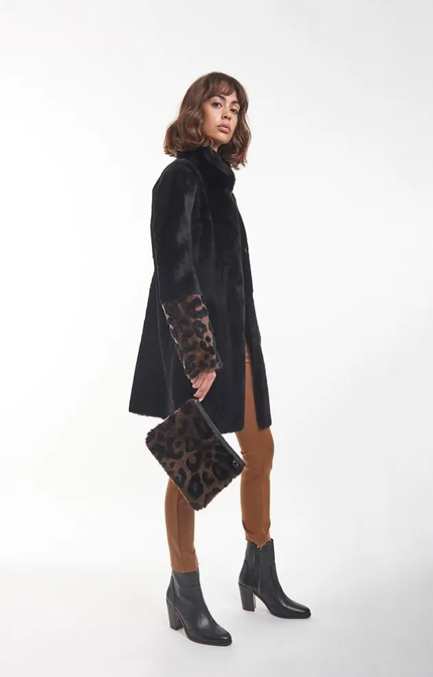 Accessoires<WERNER CHRIST Furtastic Clutch Leo Dark Brown