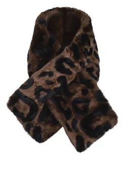 Accessoires<WERNER CHRIST Furtastic Scarf Leo Dark Brown