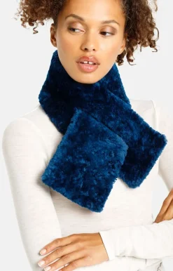 Accessoires<WERNER CHRIST Furtastic Scarf: Shearling Scarf Midnight