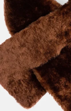 Accessoires<WERNER CHRIST Furtastic Scraf: Shearling Scarf Chestnut