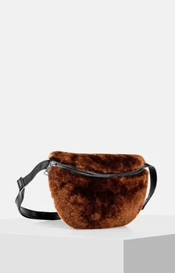 Accessoires<WERNER CHRIST Furtastic Waistbag: Shearling Waistbag Cognac