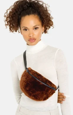 Accessoires<WERNER CHRIST Furtastic Waistbag: Shearling Waistbag Cognac