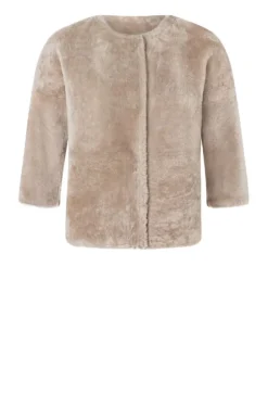 Leather Jackets<WERNER CHRIST Gitta: Reversible Jacket With Reduced-Length Stone