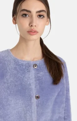 Leather Jackets<WERNER CHRIST Gitta: Reversible Jacket With Reduced-Length Pastell Lilac