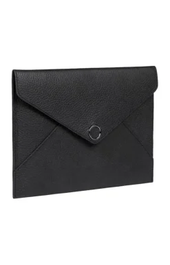 Accessoires<WERNER CHRIST Ive Clutch: Flat Envelope-Style Bag Black