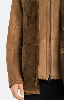 Lambskin Jackets<WERNER CHRIST Johannes F: Classic Blazer Coat Cognac