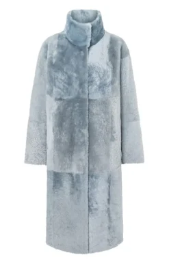Lambskin Jackets<WERNER CHRIST Madita Cw:Reversible Slighly Oversized Coat Sky Blue