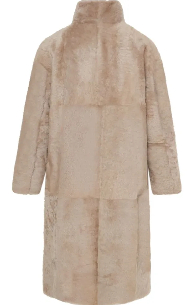 Lambskin Jackets<WERNER CHRIST Madita Cw:Reversible Slighly Oversized Coat Stone